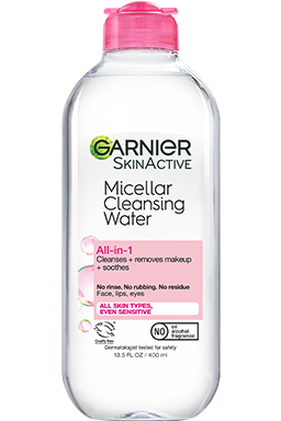 Front view of Pink Cap Cleansing Water All-in-1, All Skin Types